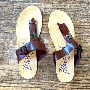 Blowfish leather sandals